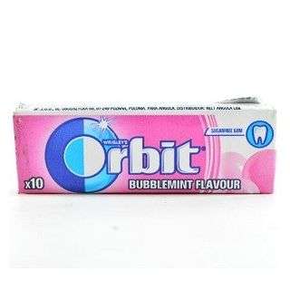 Orbit Bubblemint Sugar-Free Gum 10 Pieces 