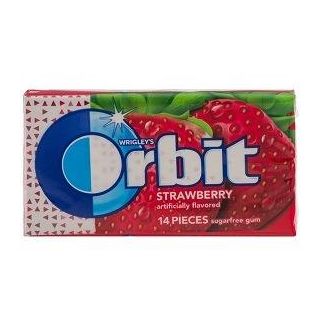 Orbit Strawberry Sugar-Free Gum 14.5 g 14 Pieces  