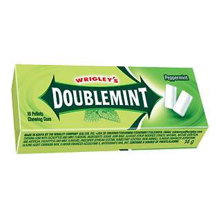 Wrigley's Doublemint Peppermint 10 Pieces 