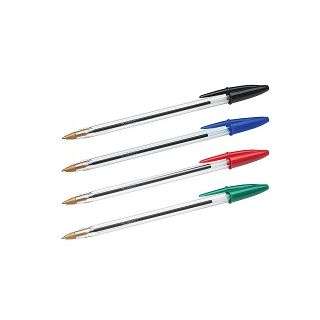 Bic Biro Pen Blue (Crystal)