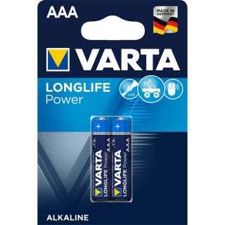 Varta Longlife Power AAA 2 Pieces 1.5V 
