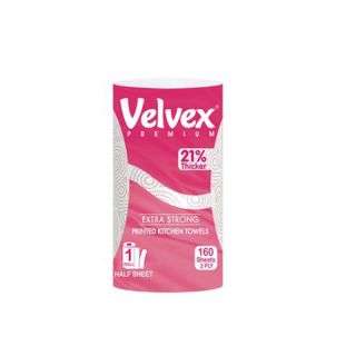 Velvex Premium Kitchen Towel Pink Singles