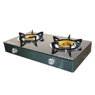 GAS COOKER 2 BURNER CERAMIC TOP- RG/529