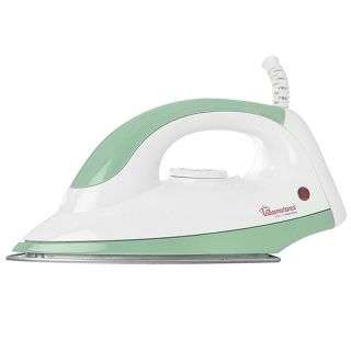 WHITE AND GREEN DRY IRON-RM/180
