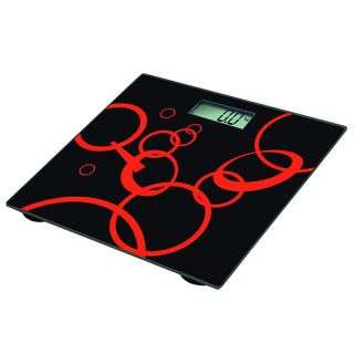  BLACK AND RED BATHROOM SCALE- RM/285