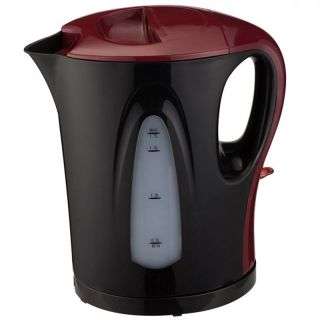 CORDLESS ELECTRIC KETTLE 1.7 LITERS BLACK AND RED- RM/609