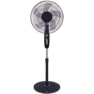 BLACK STAND FAN , WITH REMOTE - RM/669