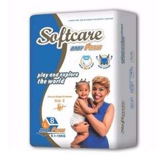 Softcare Diaper Gold Small 8 Pieces