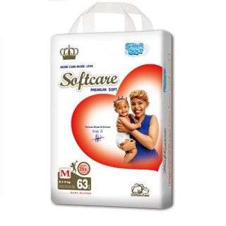 Softcare Premium Diaper Medium 62