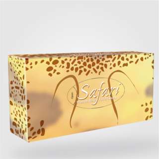 Safari Cheetah White Facial Tissues - 80 sheets