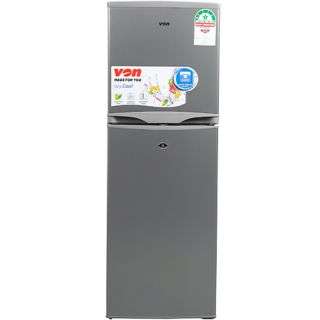 Von VART-22DHS Double Door Fridge 134L - Silver